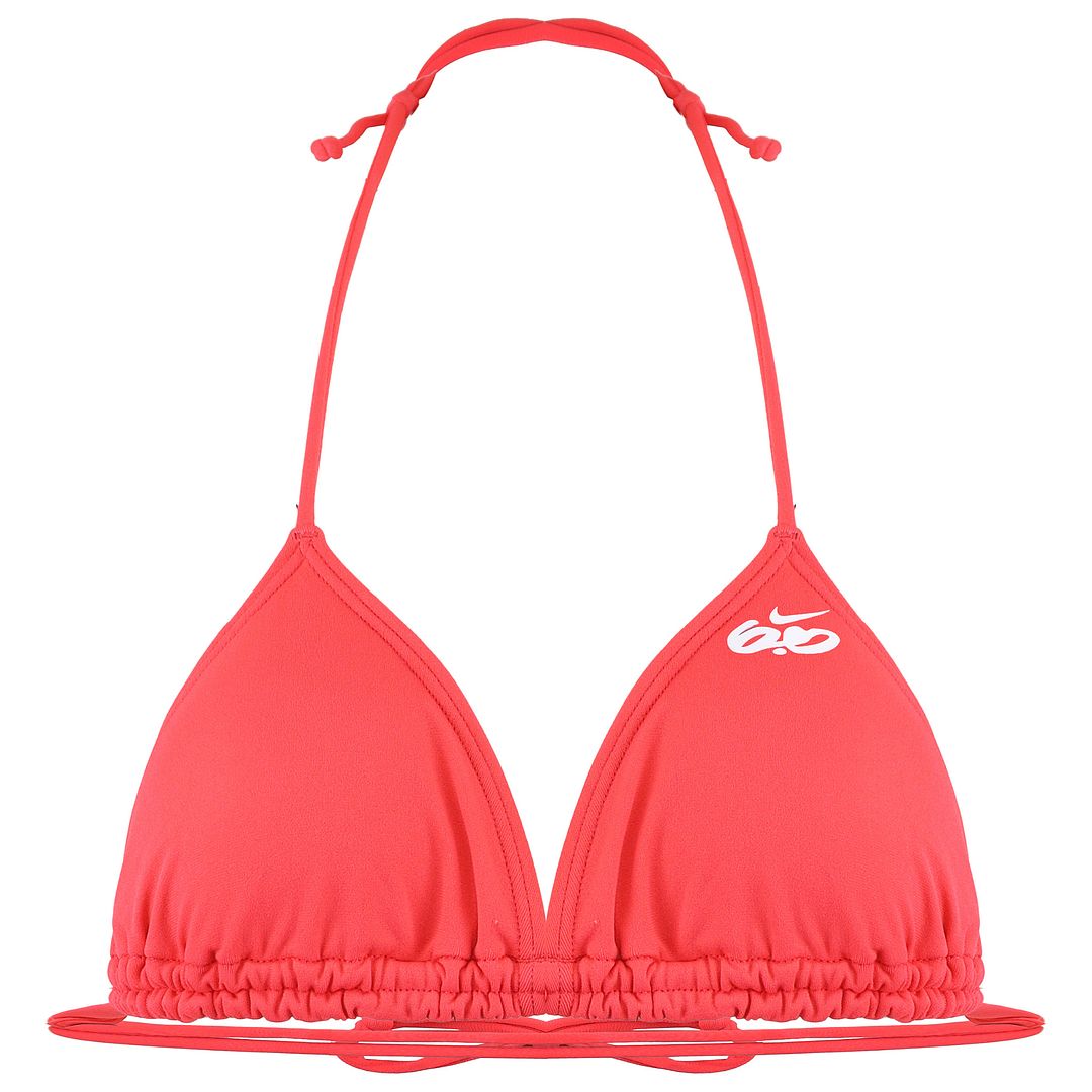 Nike Logo Womens Peach Bikini Top