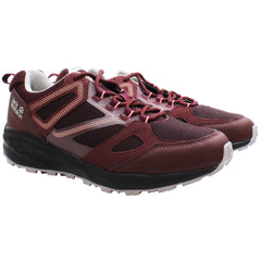 Jack Wolfskin South Striker Low Womens Burgundy Shoes