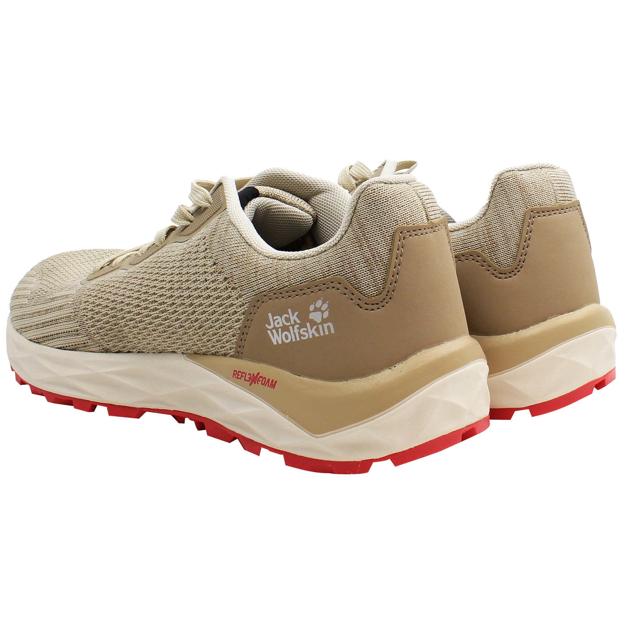 Jack Wolfskin Upswing Low Womens Beige Walking Shoes