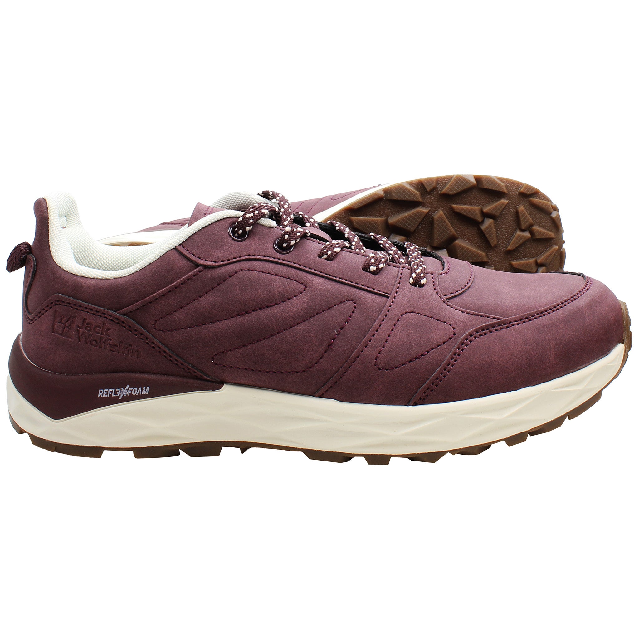 Jack Wolfskin Portland Low Womens Grape Walking Shoes