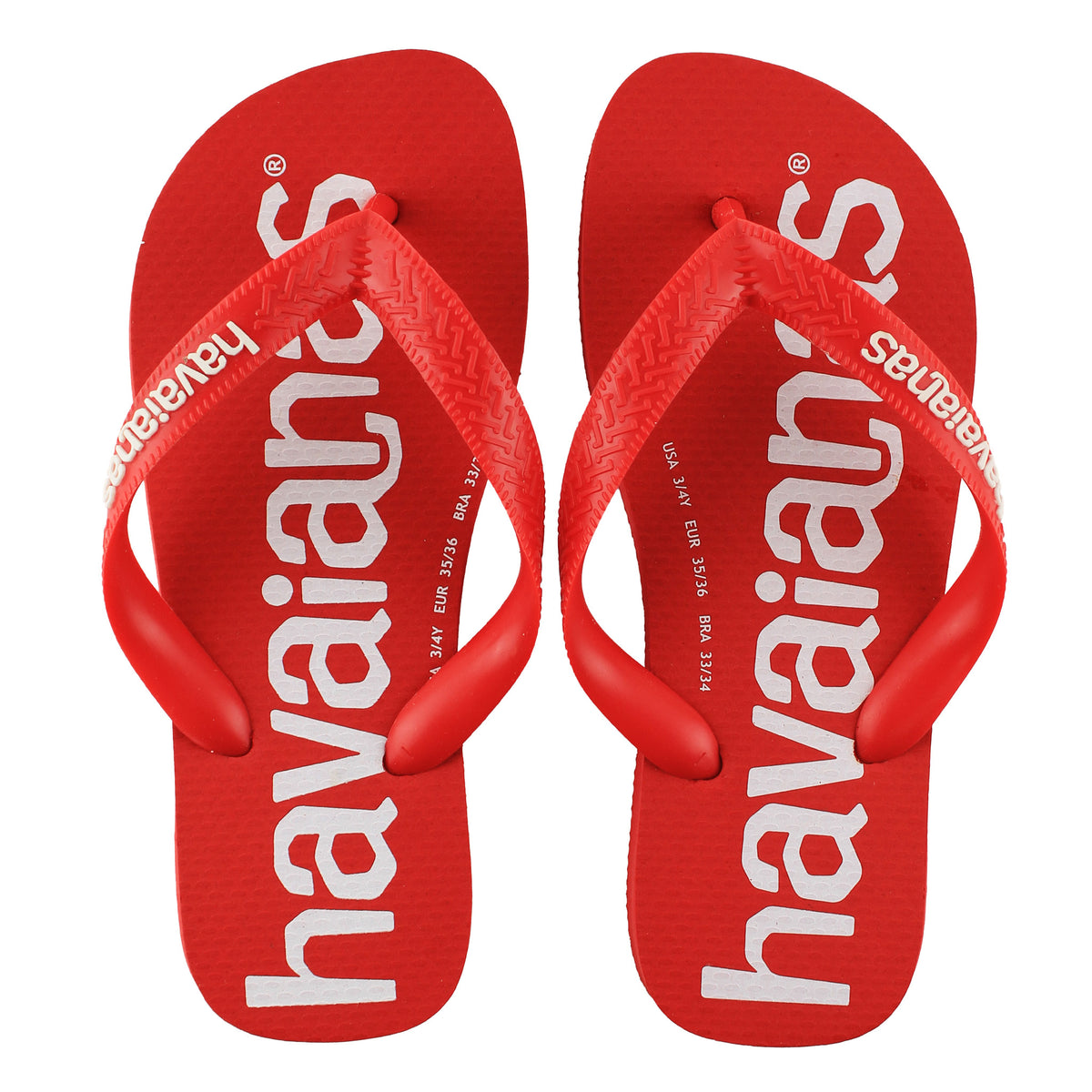 Havaianas Top Logomania Unisex Red Flip-Flops