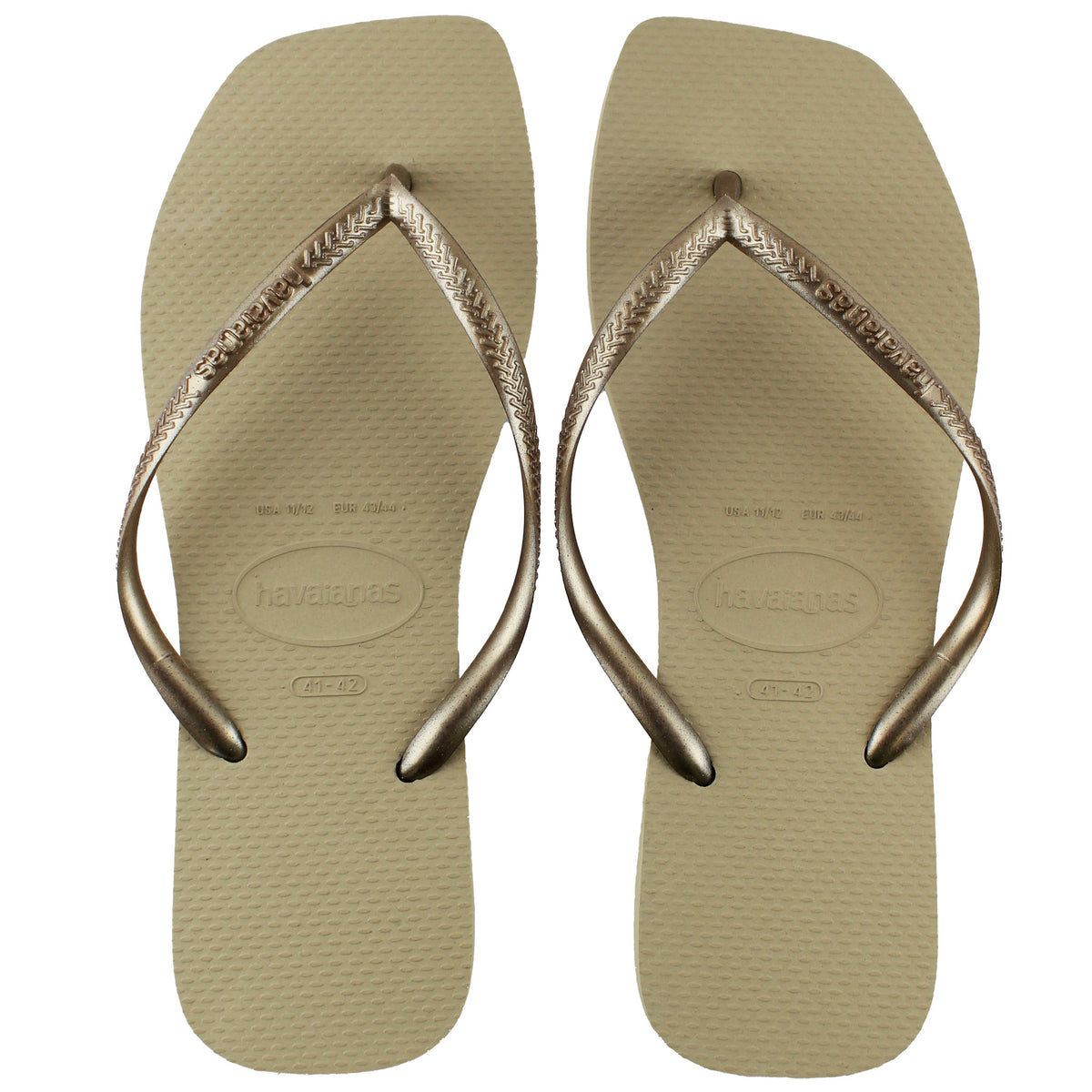 Havaianas Square Womens Brown Flip-Flops