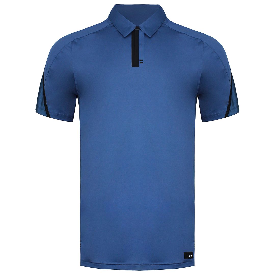 Oakley Velocity Mens Blue Polo Shirt