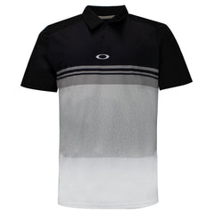 Oakley Colourblock Mens Black/Grey Golf Polo Shirt