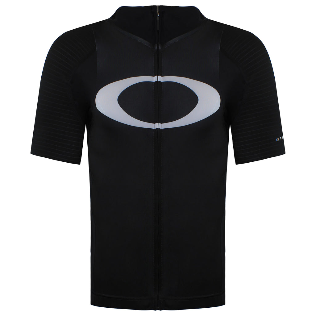Oakley Premium Branded Black Mens Cycling Jersey