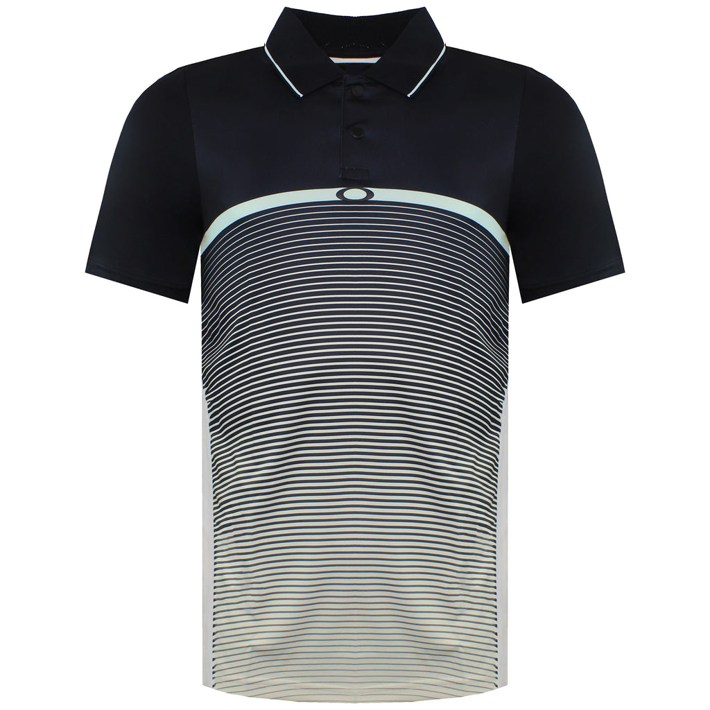 Stripe Ellipse Golf Polo Shirt