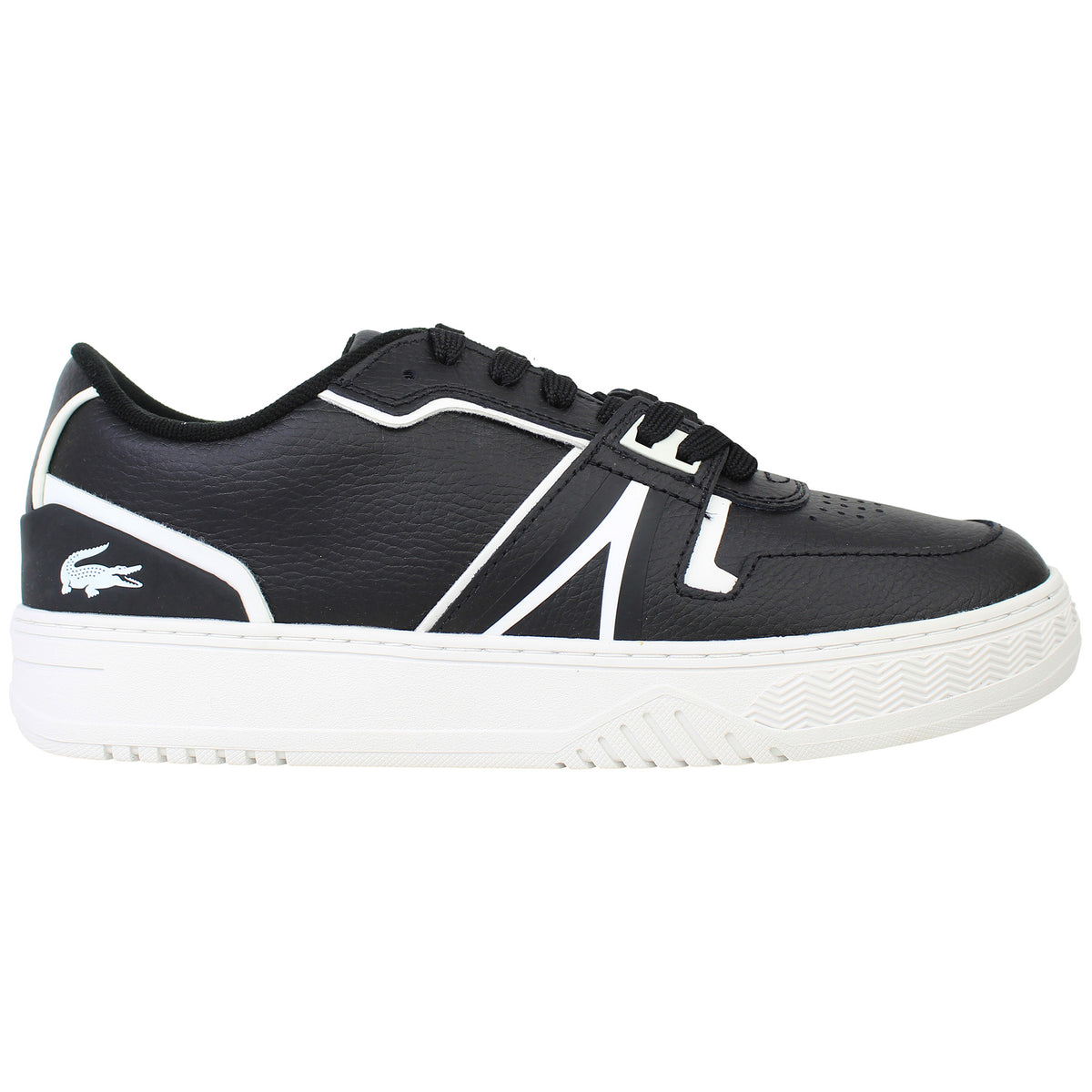Lacoste L001 123 7 Mens Black Trainers