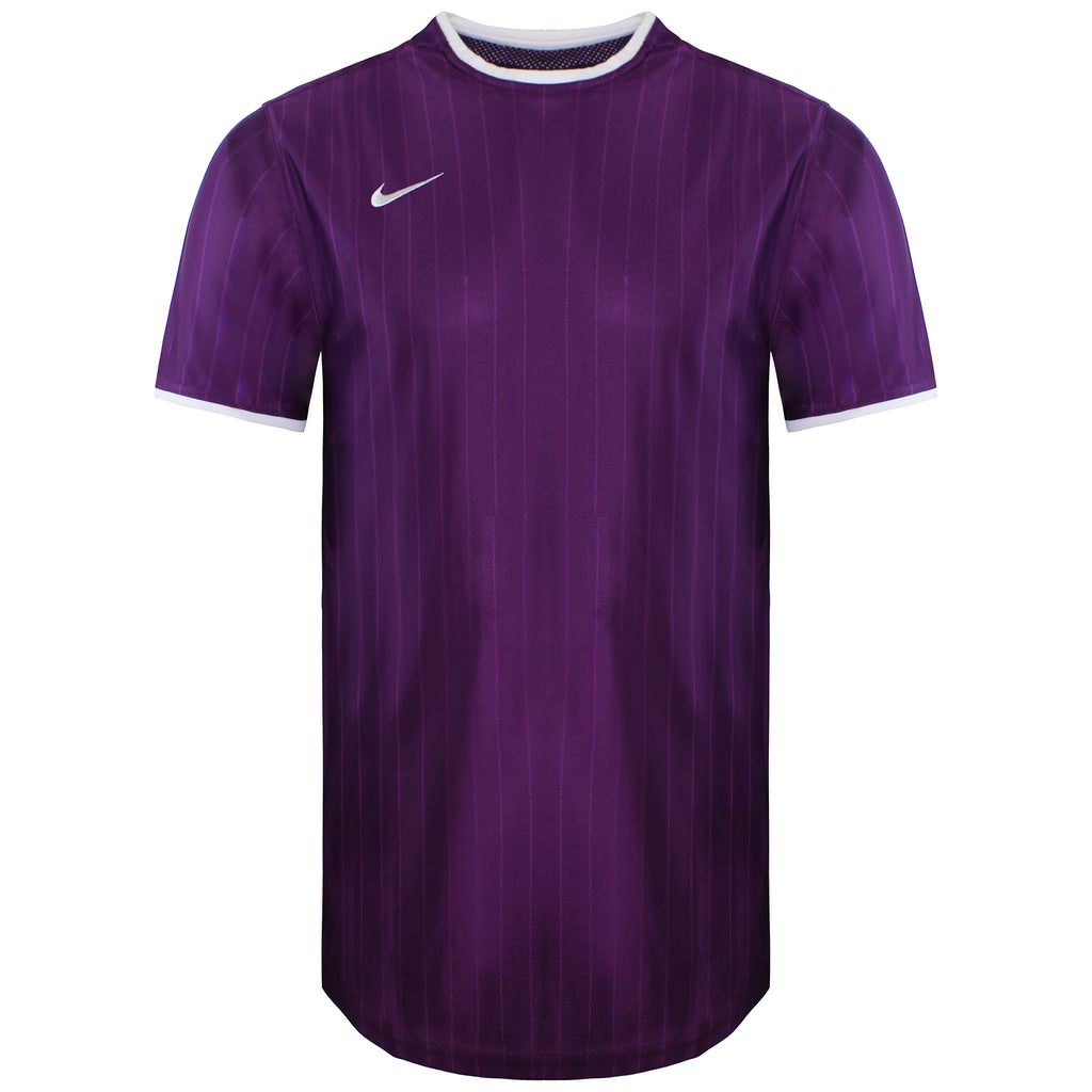 Nike Logo Kids Purple Football Shirt