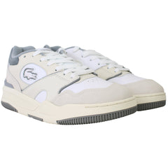Lacoste Lineshot 124 1 Mens White/Grey Trainers