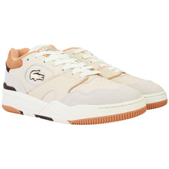 Lacoste Lineshot 124 3 Mens Off White/Brown Trainers