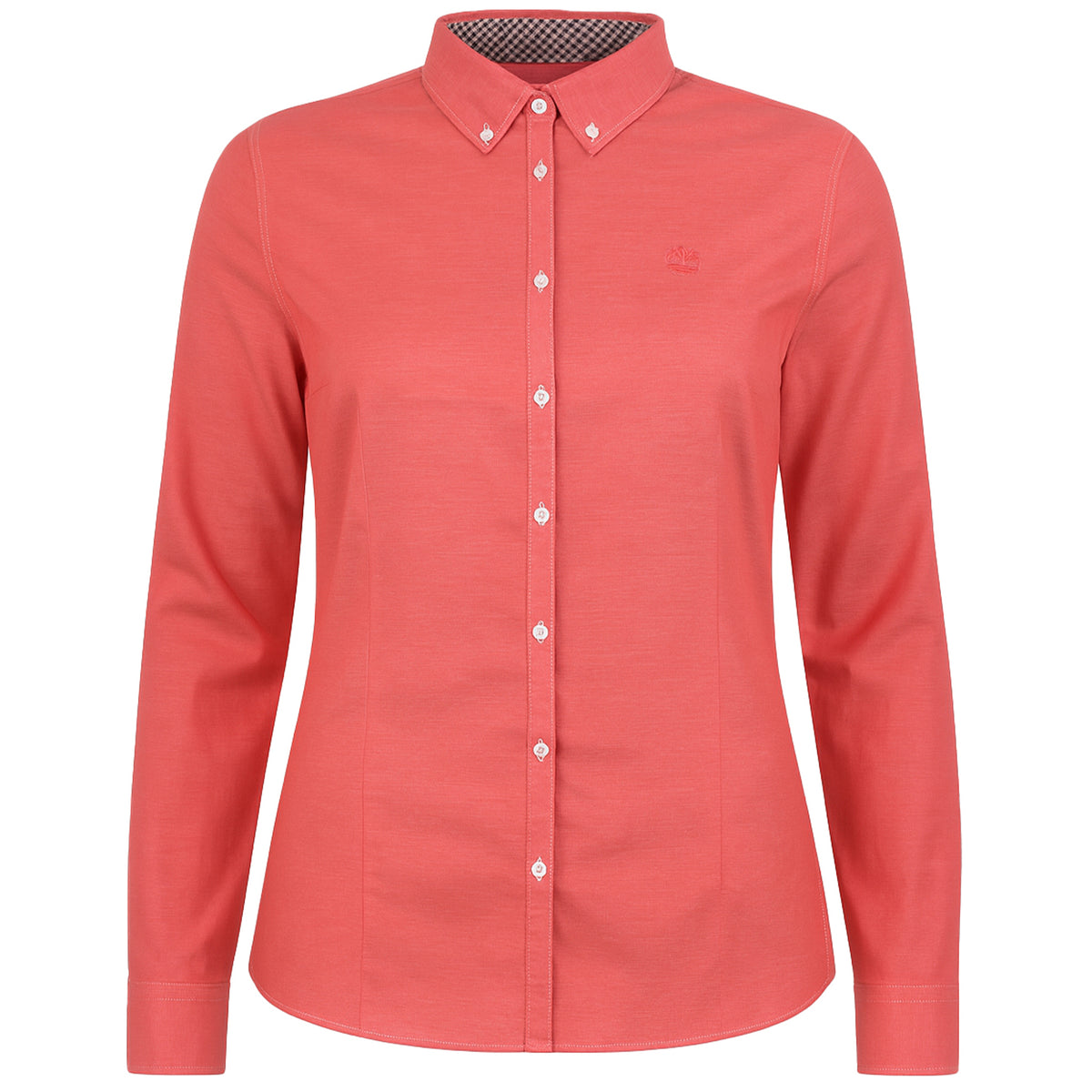 Timberland Slim Stretch Oxford Womens Red Shirt