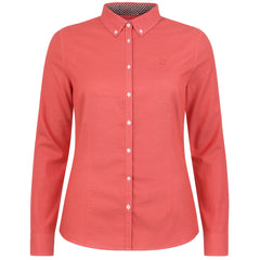 Timberland Slim Stretch Oxford Womens Red Shirt