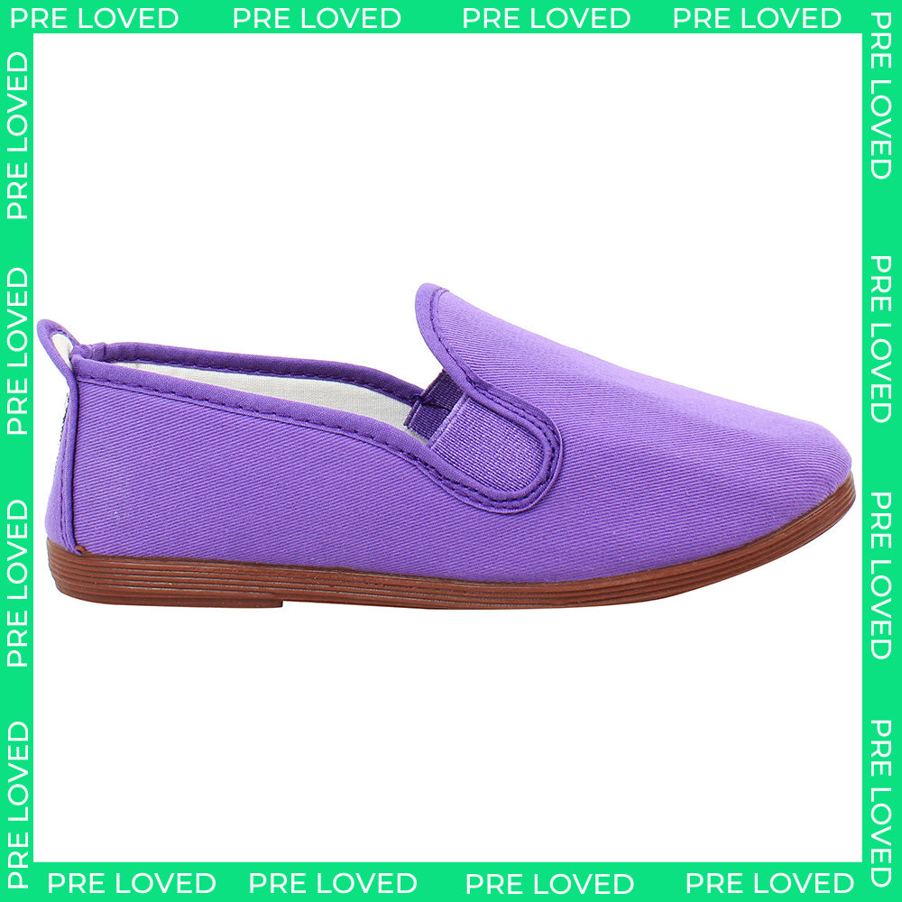 Flossy Style Kids Purple Plimsolls NO BOX