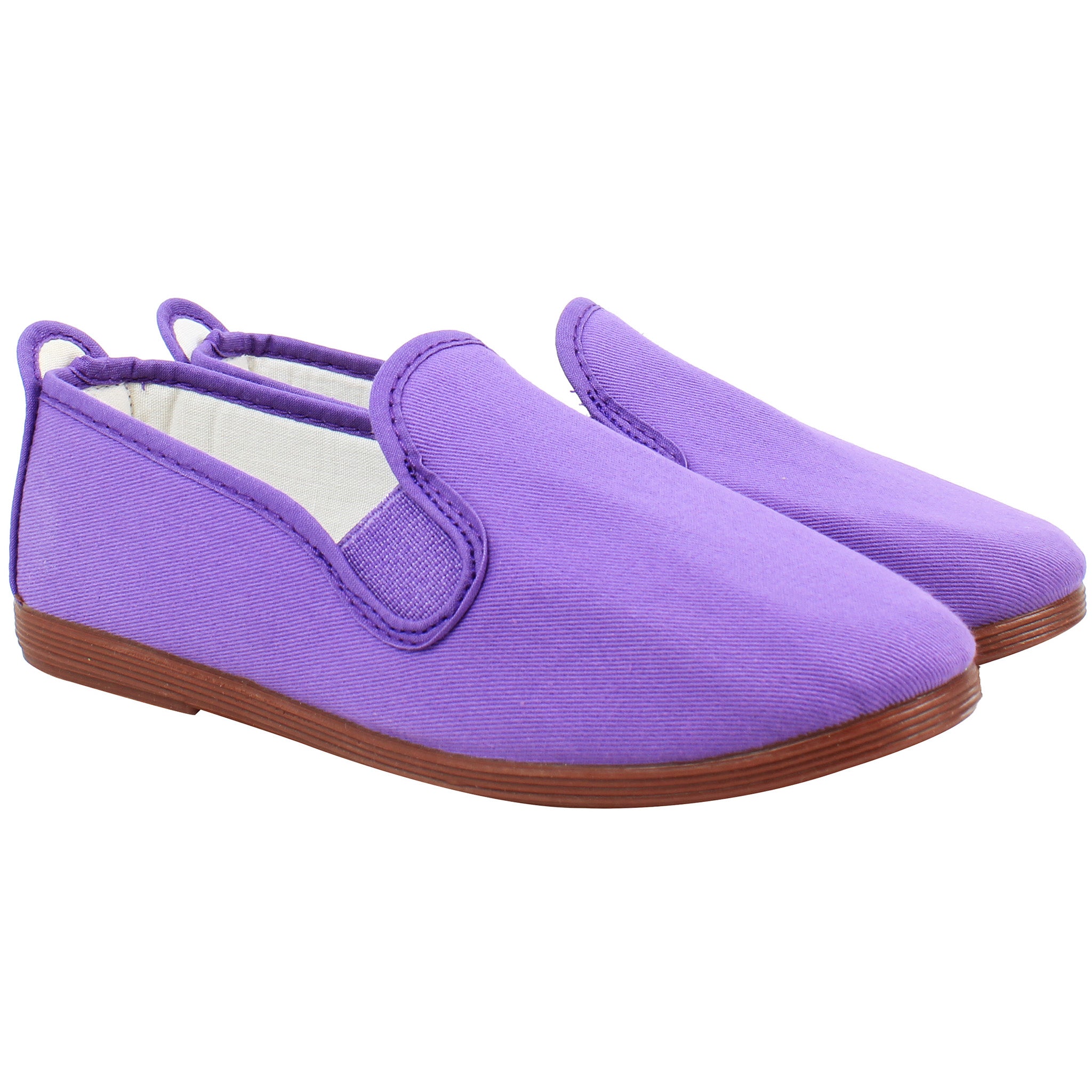 Flossy Style Kids Purple Plimsolls