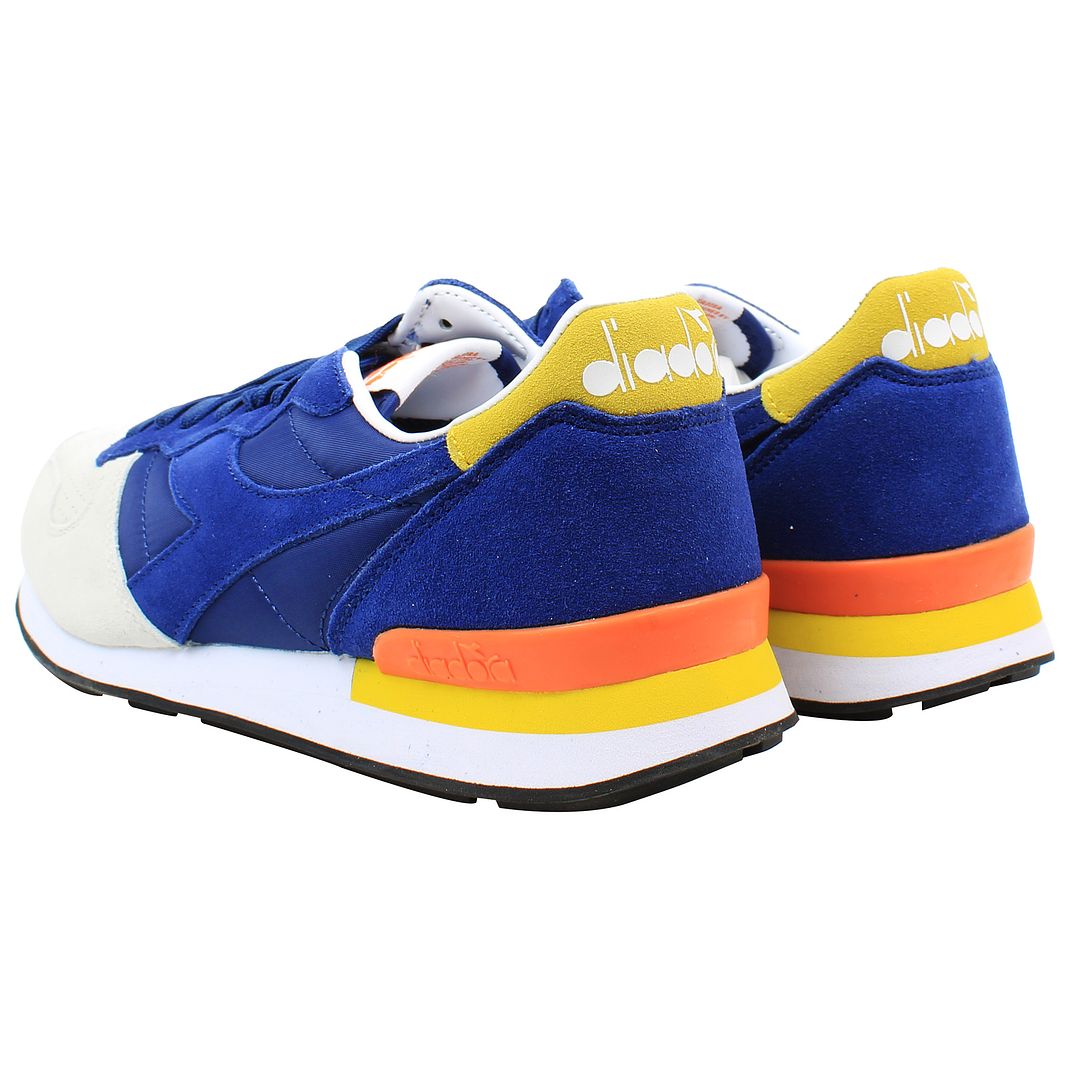 Diadora Camaro Double II Mens Navy Trainers