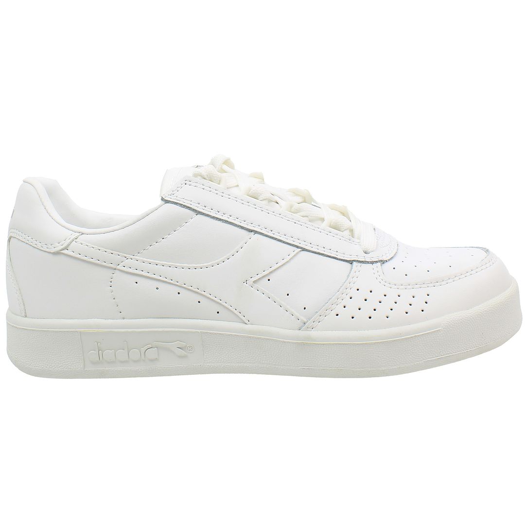 Diadora Elite B. Mens White Trainers