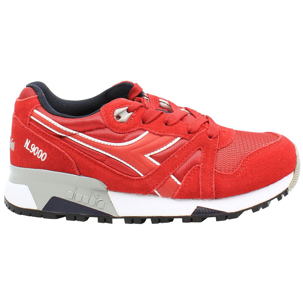 Diadora N9000 Nyl II Mens Red Trainers