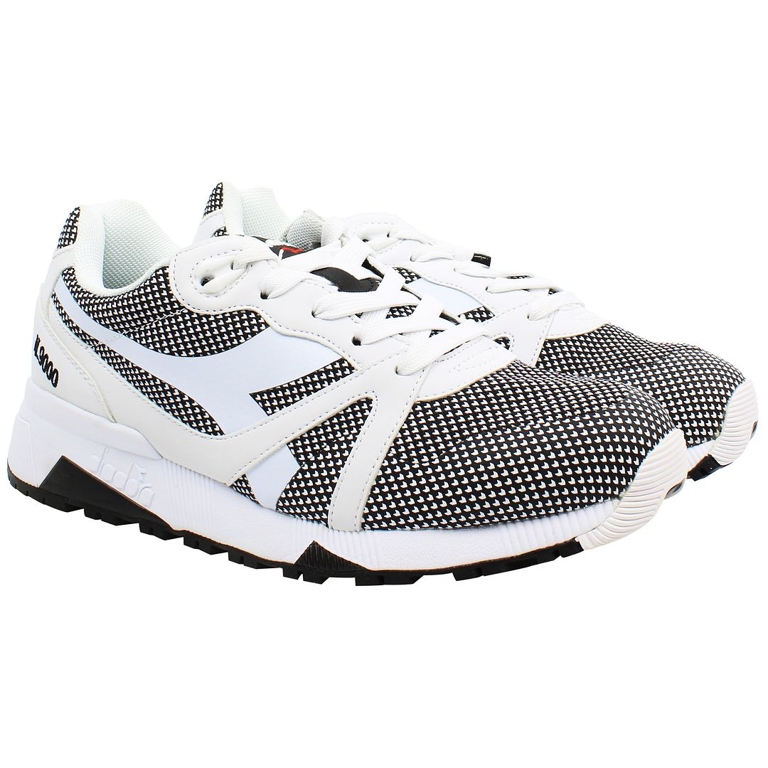 Diadora N9000 Arrowhead Mens White/Black Trainers