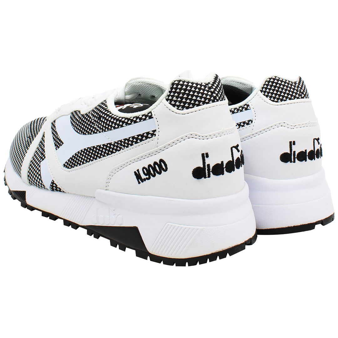 Diadora N9000 Arrowhead Mens White/Black Trainers