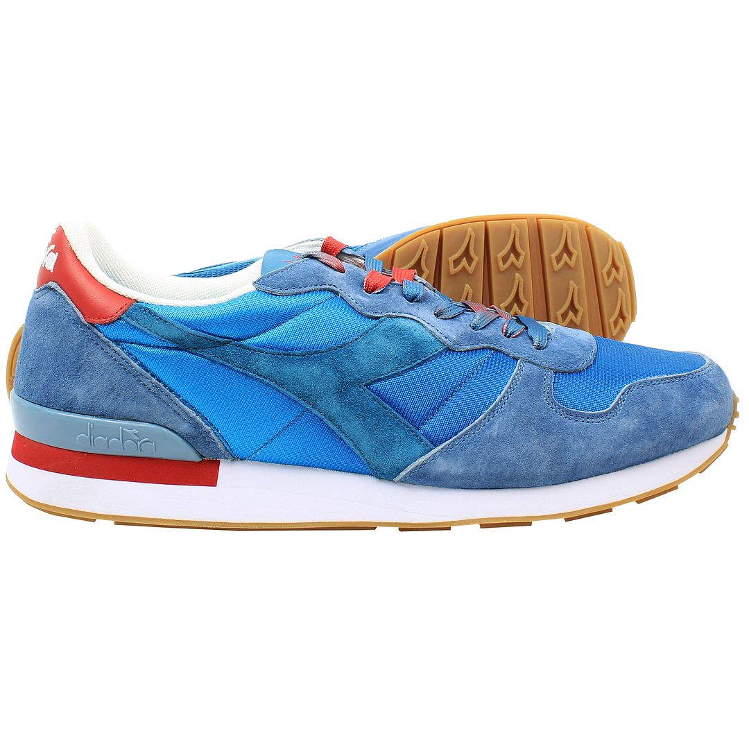 Diadora Camaro Premium Mens Blue Trainers