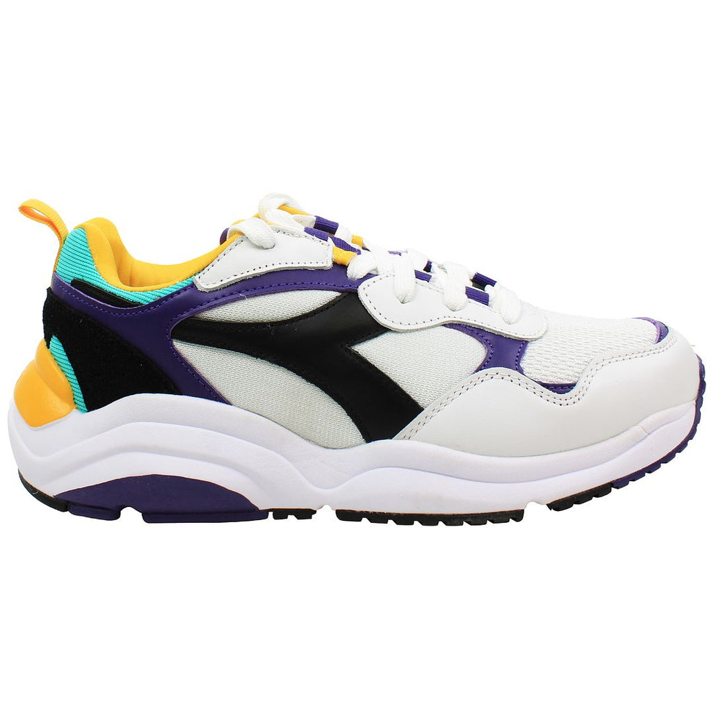 Diadora Whizz Run Mens White/Purple Trainers