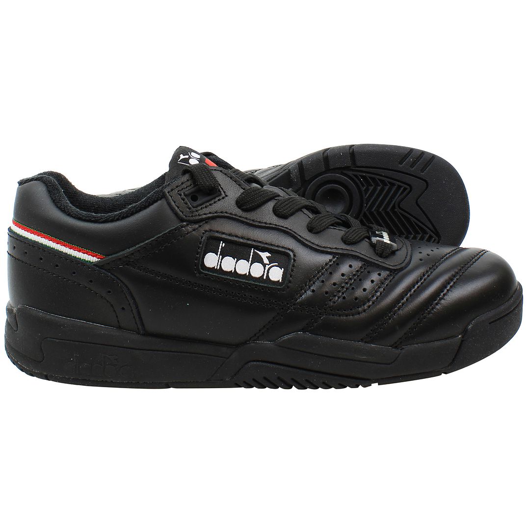 Diadora Action Mens Black Trainers