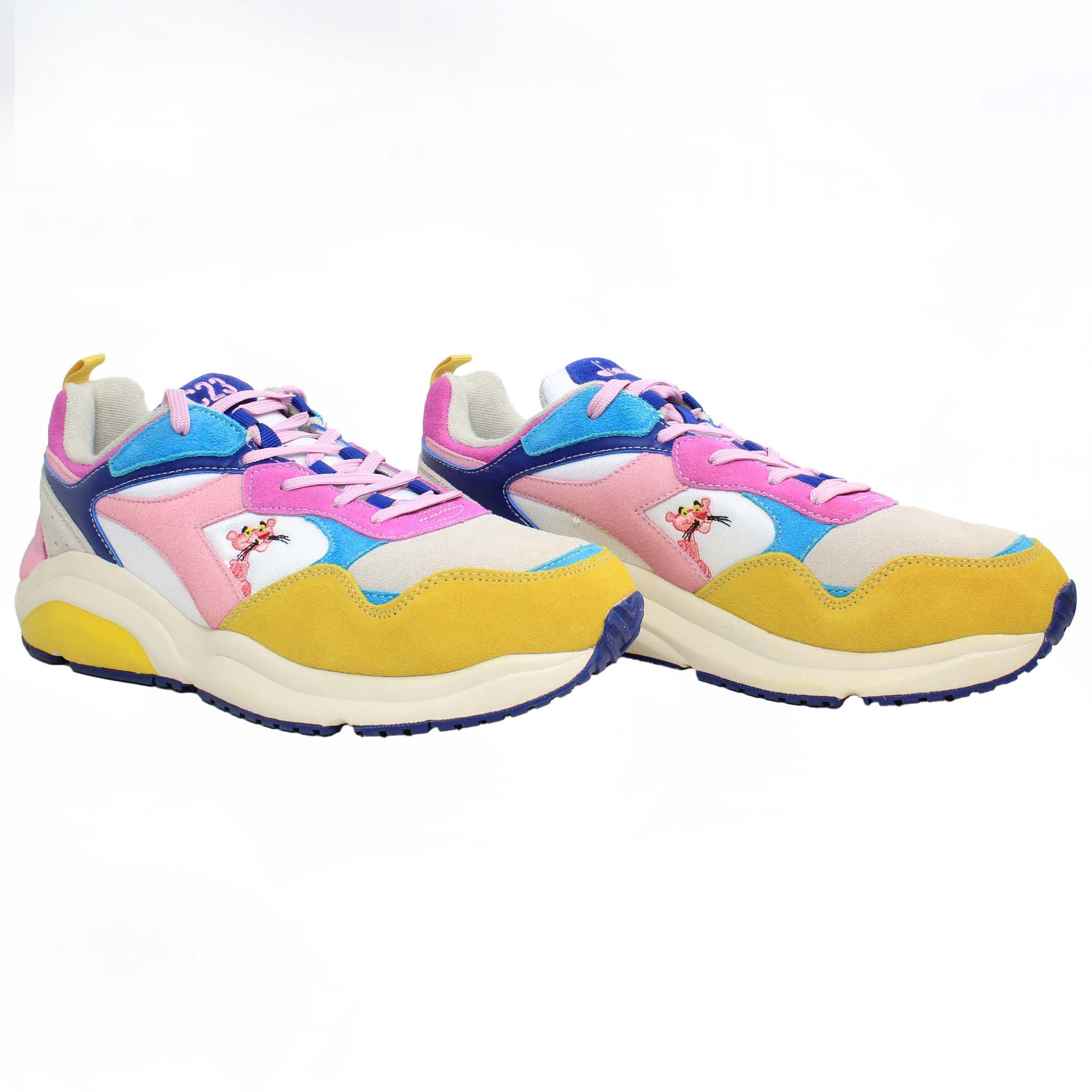 Diadora LC23 Whizz Run Mens Multicoloured Trainers NO BOX