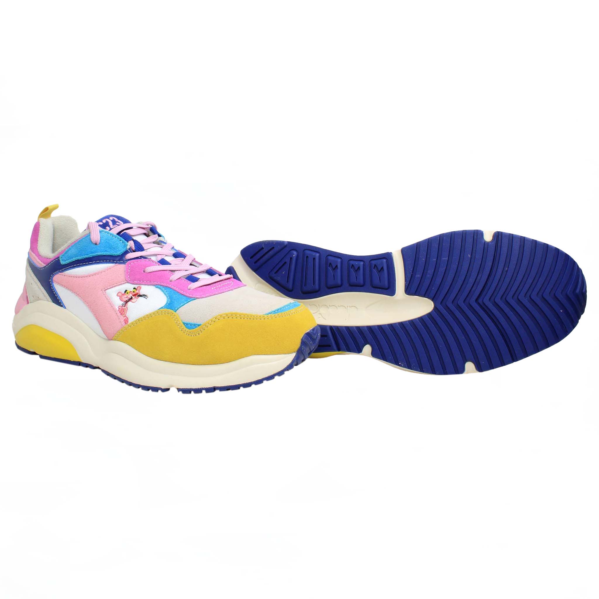 Diadora LC23 Whizz Run Mens Multicoloured Trainers NO BOX