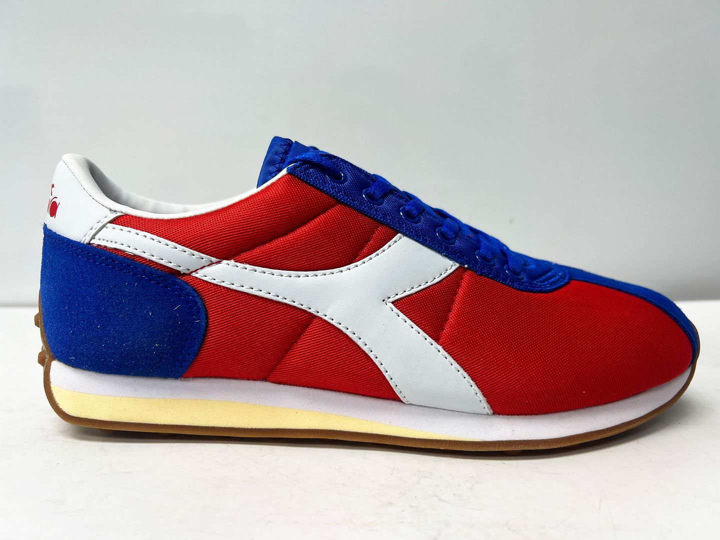 Diadora Sirio Mens Red/Blue Trainers NO BOX