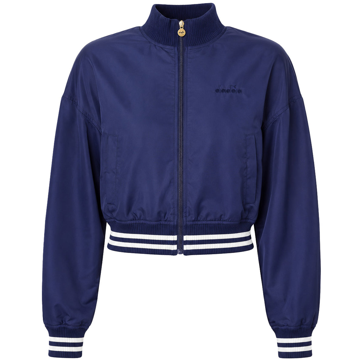Diadora Barra Womens Blue Track Jacket