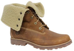 Timberland Roll Top Kids Brown Boots