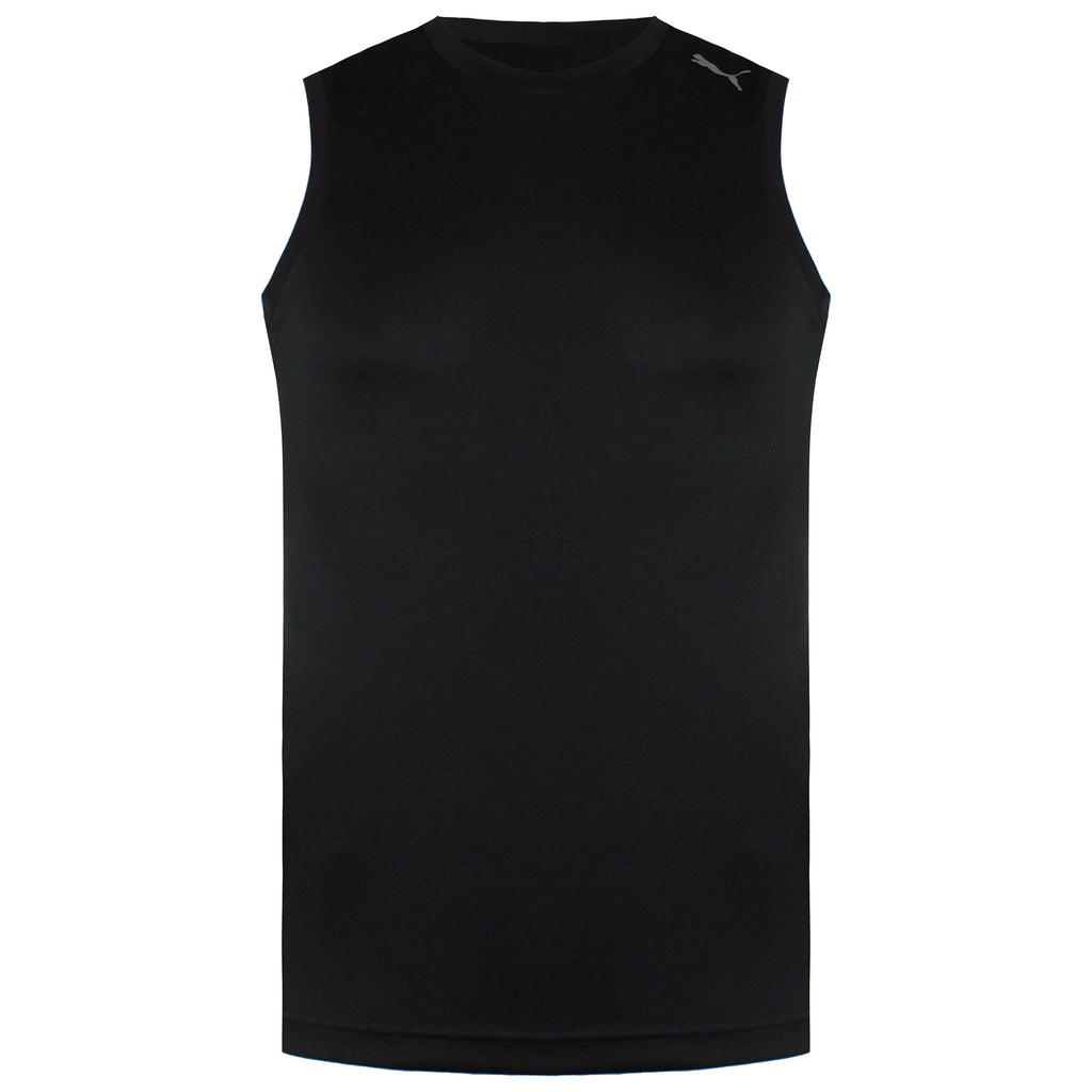 Puma Logo Mens Black Top