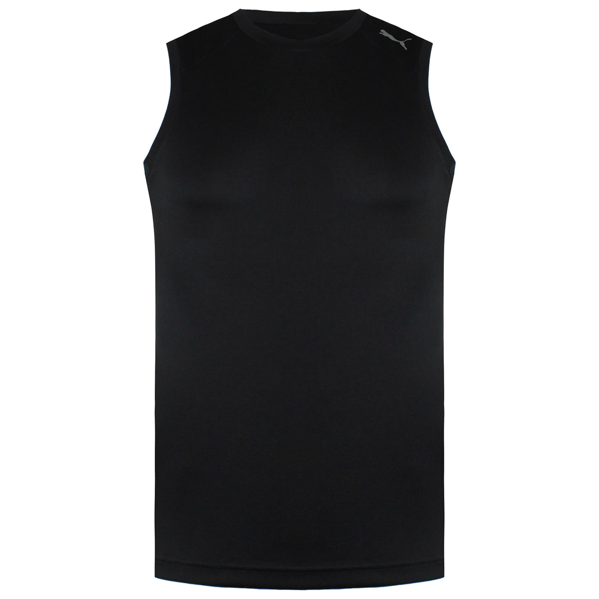 Puma Logo Mens Black Top