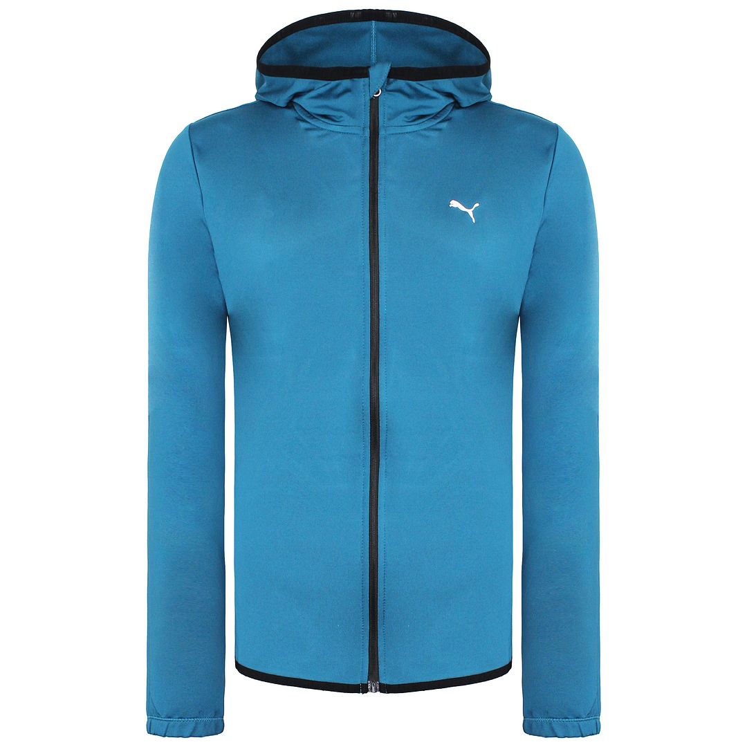 Puma Logo Womens Blue Track Jacket