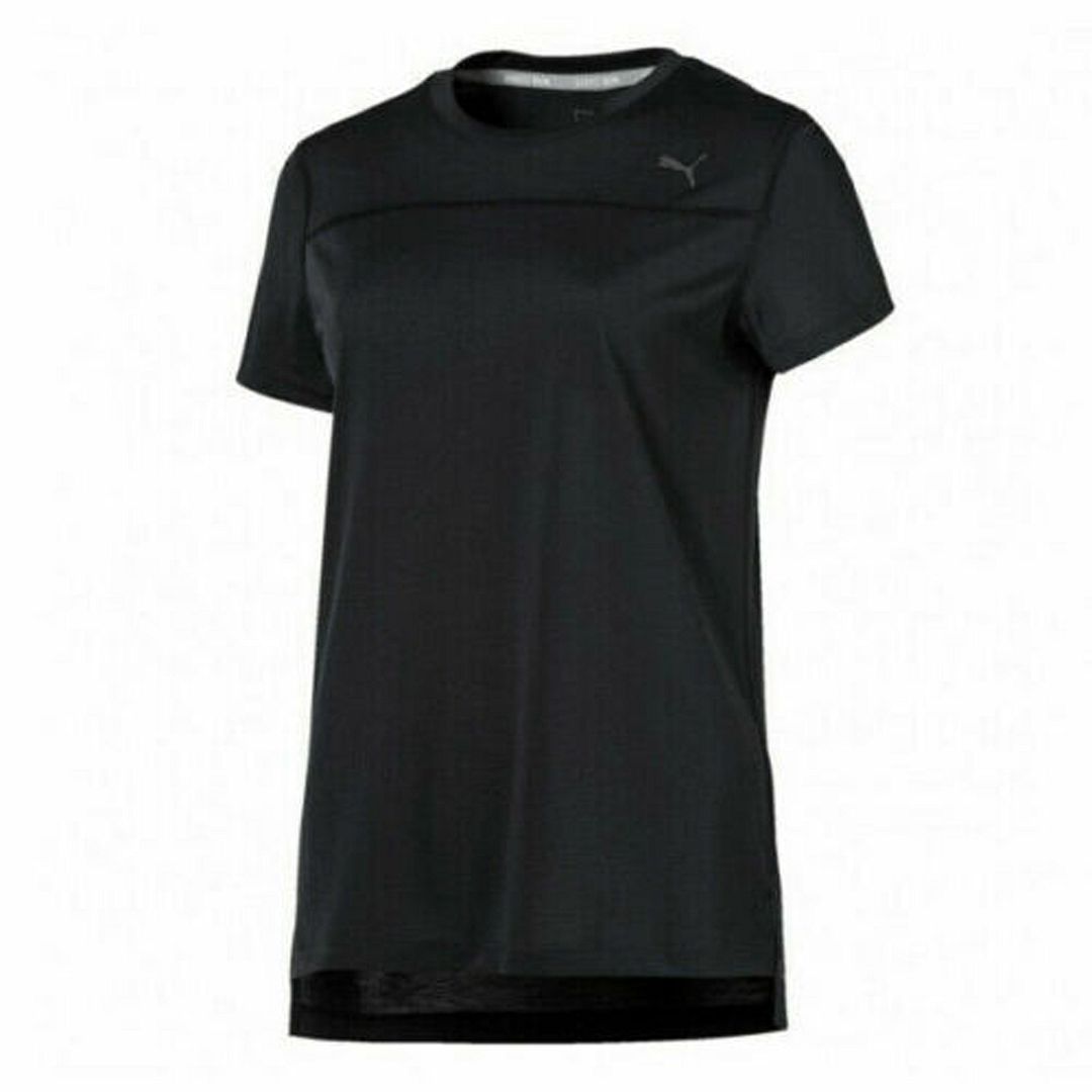 Puma Logo Womens Black T-Shirt