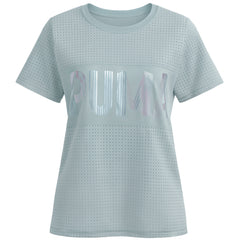 Puma Big Cat Drapey Womens Blue T-Shirt