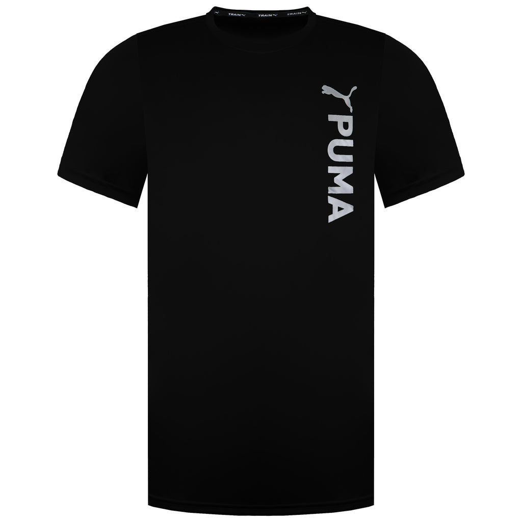 Puma Fit Poly Mens Black T-Shirt