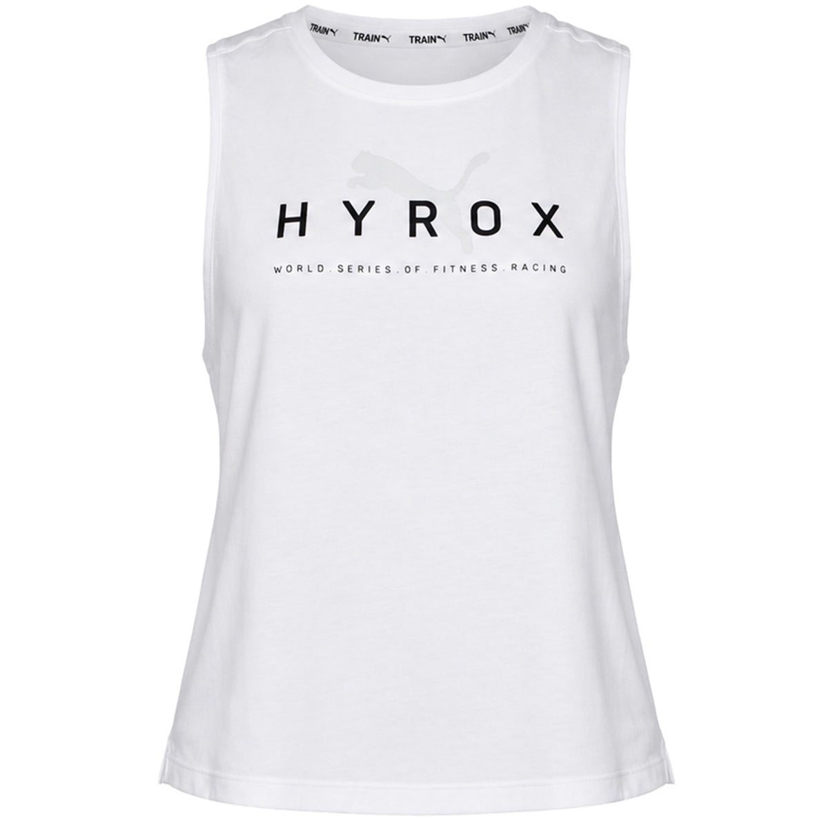 Puma x HYROX Fit Triblend Womens White Vest