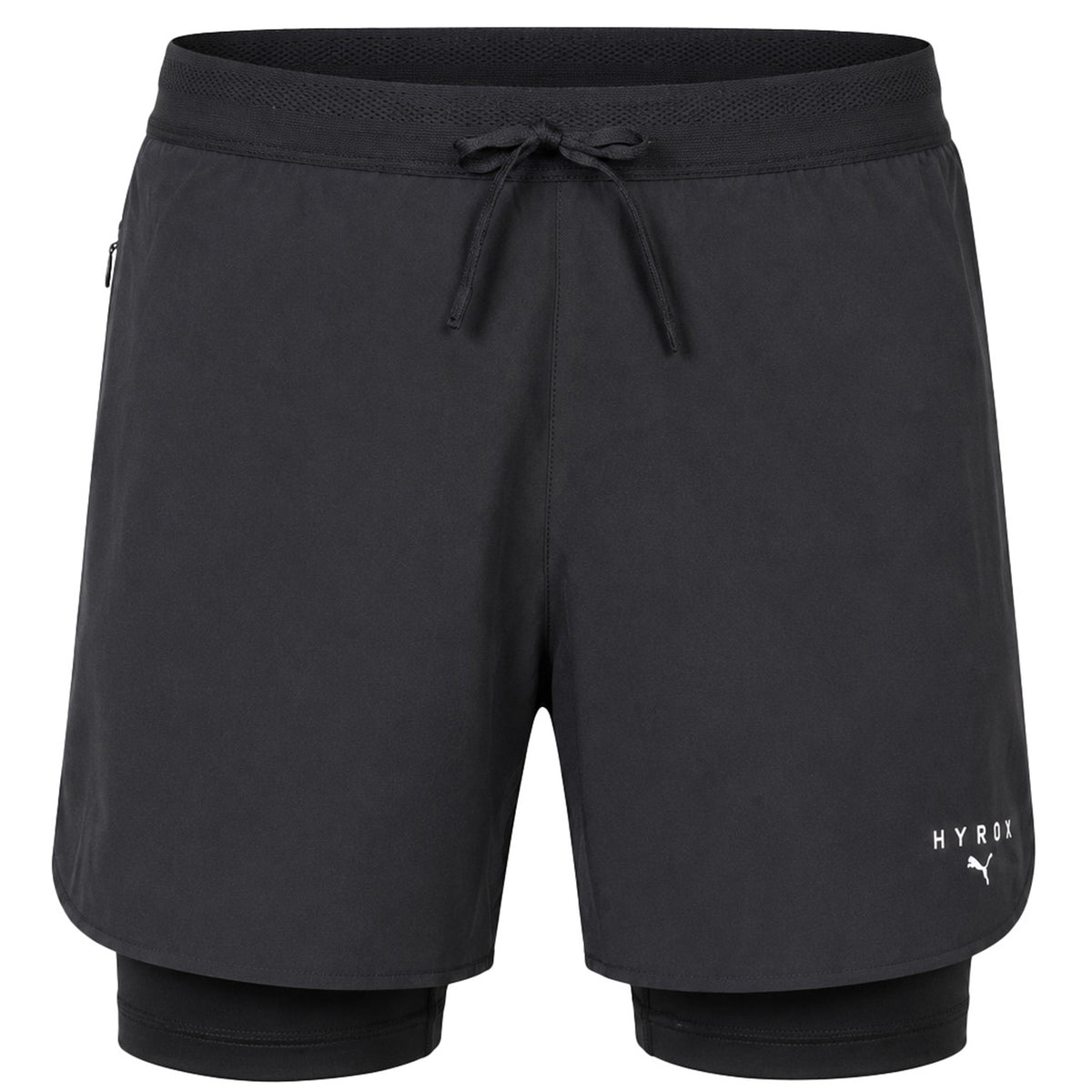 Puma x HYROX 2in1 Mens Black Shorts