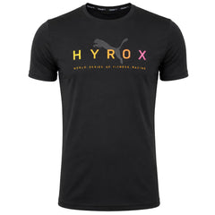 Puma x HYROX Always Clouds Mens Black T-Shirt