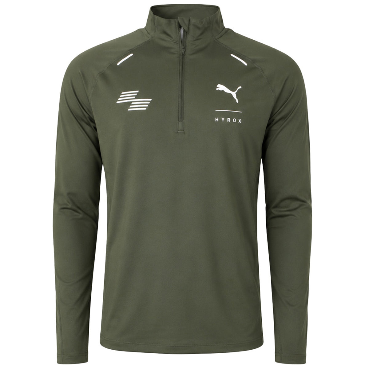 Puma x HYROX Run Cloud Mens Dark Green Top