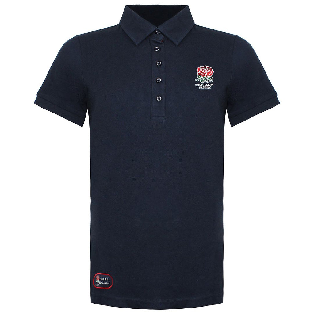 England Rugby Mens Navy Polo Shirt