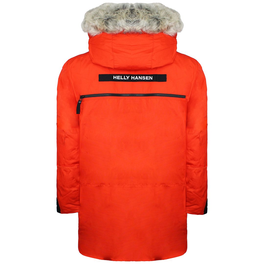 Helly Hansen Arctic Mens Orange Patrol Parka Jacket