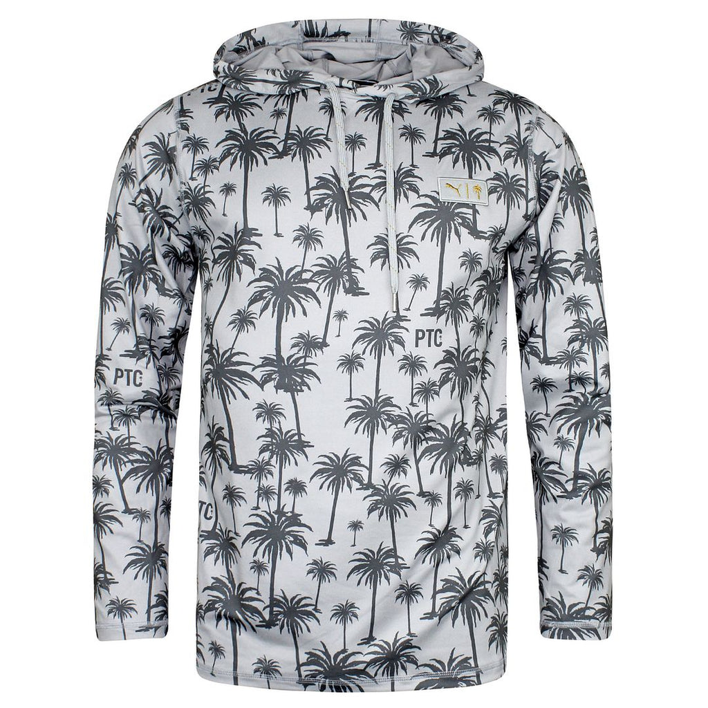 Puma x PTC Palm Tree Crew Mens Grey Golf Hoodie