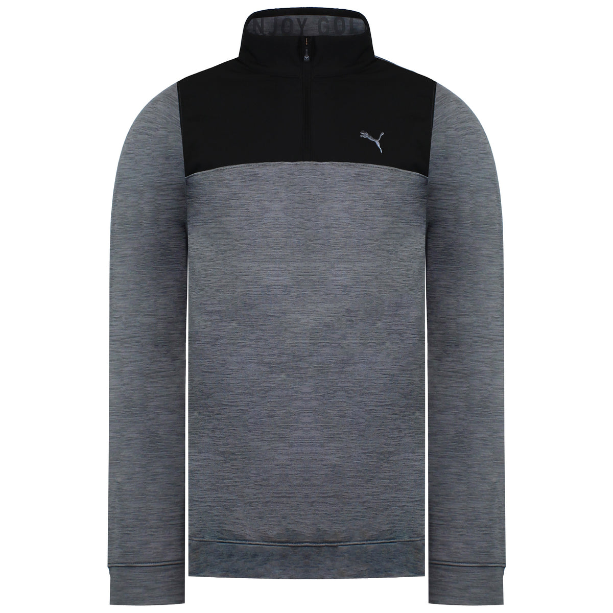 Puma Cloudspun Mens Grey Golf Sweater