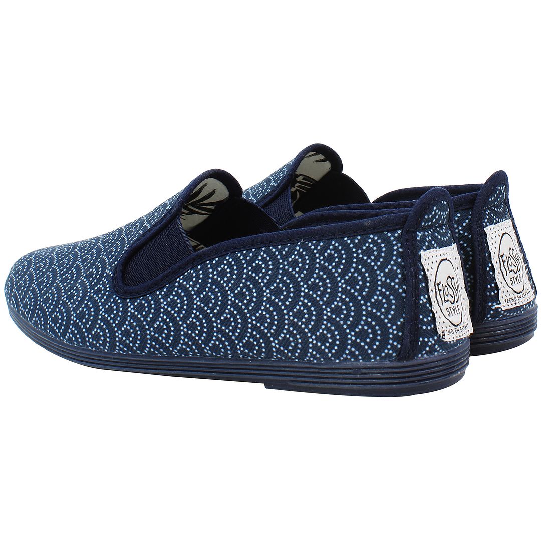 Flossy Style Morgan Navy Plimsolls