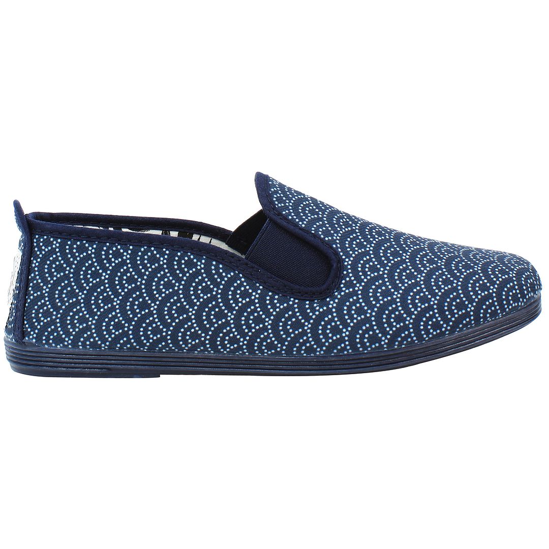 Flossy Style Morgan Navy Plimsolls