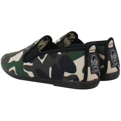 Flossy Style Bruno Mens Camo Plimsolls