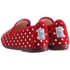 Flossy Gallur Kids Red/White Plimsolls