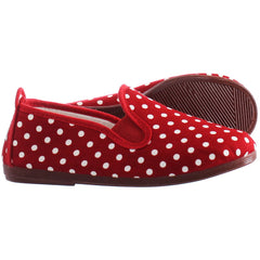 Flossy Gallur Kids Red/White Plimsolls